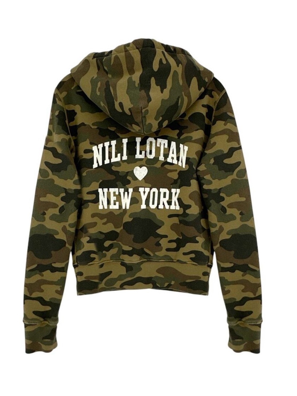 Nili Logan New York Camo Zip Hoodie like new women’s XS